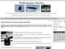 Tablet Screenshot of performance-limo-service.com
